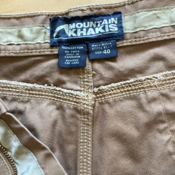 MOUNTAIN KHAKIS Alpine tan men’s shorts size 40 - Picture 3 of 7